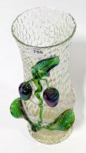 ART DECO IRIDESCENT GLASS VASE
