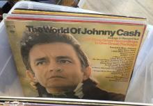 BIN LOT OF RECORDS