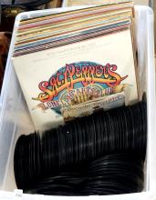 BIN LOT OF RECORDS