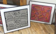 THREE FRAMED MOLAS