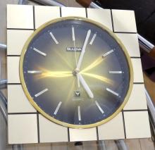 FOUR RETRO WALL CLOCKS