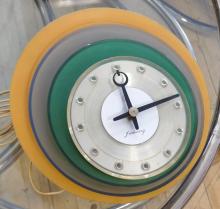FOUR RETRO WALL CLOCKS