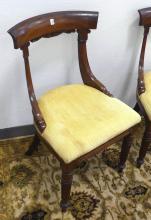 PAIR ANTIQUE ROSEWOOD CHAIRS