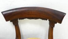 PAIR ANTIQUE ROSEWOOD CHAIRS