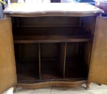 FRENCH PROVINCIAL RECORD CABINET