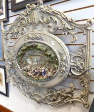 EXCEPTIONAL CAPODIMONTE WALL PLAQUE