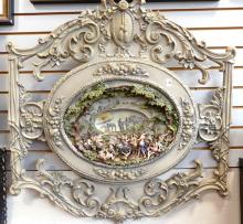 EXCEPTIONAL CAPODIMONTE WALL PLAQUE