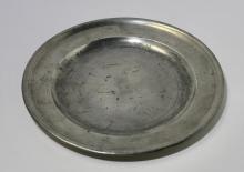 GOOD PEWTER PLATE