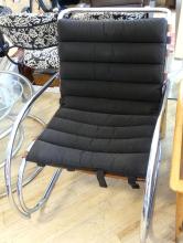 MCM CHROME ARMCHAIR