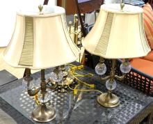 FLOOR AND TABLE LAMP SET