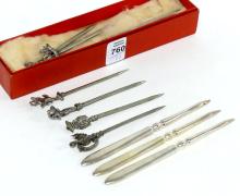 SILVER COCKTAIL SKEWERS
