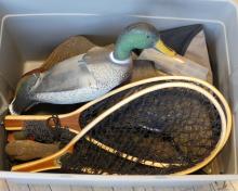 BIN OF FISHING COLLECTIBLES