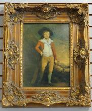 PAIR OF GILTWOOD FRAMED TEXTURED PRINTS