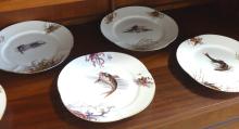 LIMOGES PORCELAIN "FISH" PLATES