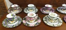 PROVINCIAL FLOWERS OF CANADA ROYAL ALBERT TRIOS SET