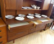 MCM ROSEWOOD BUFFET WITH HUTCH TOP