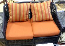 HAUSER RESIN WICKER PATIO SET