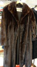 TWO VINTAGE FUR COATS