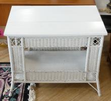 ANTIQUE WICKER DESK