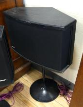 PAIR OF BOSE SPEAKERS ON STANDS