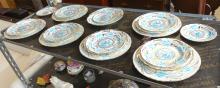 ROYAL CHELSEA "BIRD OF PARADISE" DINNERWARE