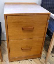 TEAK FILE CABINET