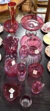 CRANBERRY GLASSWARE