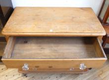 EARLY PINE CHEST OF DRAWERS
