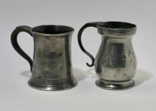 PEWTER HALF-PINT MUGS