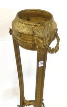 19TH CENTURY FRENCH BRASS PLANT STAND