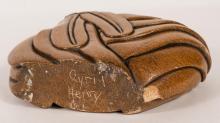 THREE FIRST NATIONS STONE CARVINGS