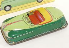 THREE TIN TOY CARS