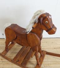 PINE ROCKING HORSE