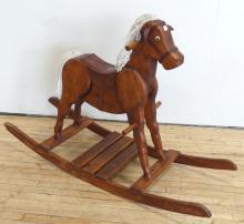 PINE ROCKING HORSE