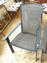 PAIR OF PATIO ARMCHAIRS