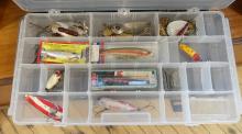 TWO TACKLE BOXES WITH CONTENTS