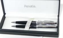 TIFFANY STERLING KEYCHAIN, PEN AND PENCIL SET