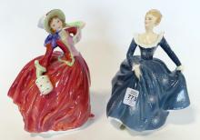 TWO ROYAL DOULTON FIGURINES