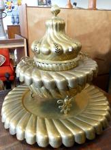 LARGE BRASS INCENSE BURNER