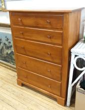 NADEAU MAPLE CHEST OF DRAWERS