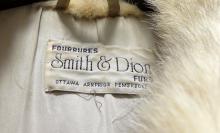 WHITE MINK FUR COAT