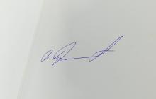 AUTOGRAPHED VLADISLAV TRETIAK BOOK