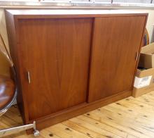 TEAK STORAGE CABINET