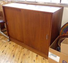 TEAK STORAGE CABINET