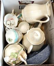 TWO BOX LOTS OF WEDGWOOD DISHES, ETC.