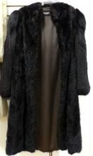 BLACK MINK FUR COAT