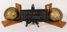 MAYAN CALENDAR AND BOOKENDS
