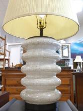 MCM GLASS TABLE LAMP