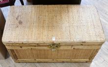 WICKER BLANKET BOX