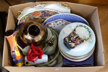 BOX LOT OF CHINA AND POTTERY